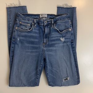Agolde Sophie High Rise Skinny Jeans